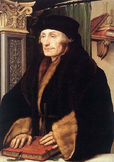 Hans holbein the younger Portrait of Erasmus of Rotterdam China oil painting art